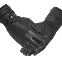 Heated Leather Gloves for Women - USB | Sheepskin