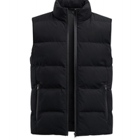 Men's Heated Padded Body Warmer Black – Dual Heating