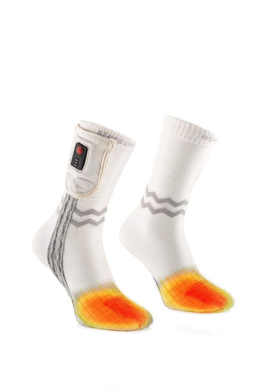 Heated Socks - Aerowhite | Sports Edition - USB | Thin & Durable