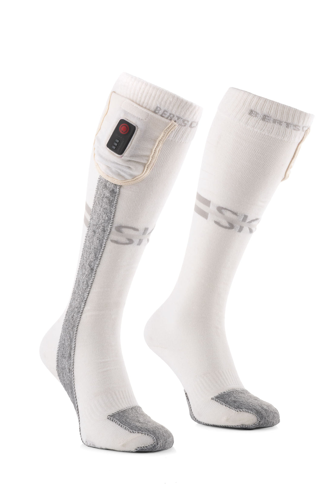 Heated Socks - Aerowhite | Winter Sports Edition - USB | Thin & Durable