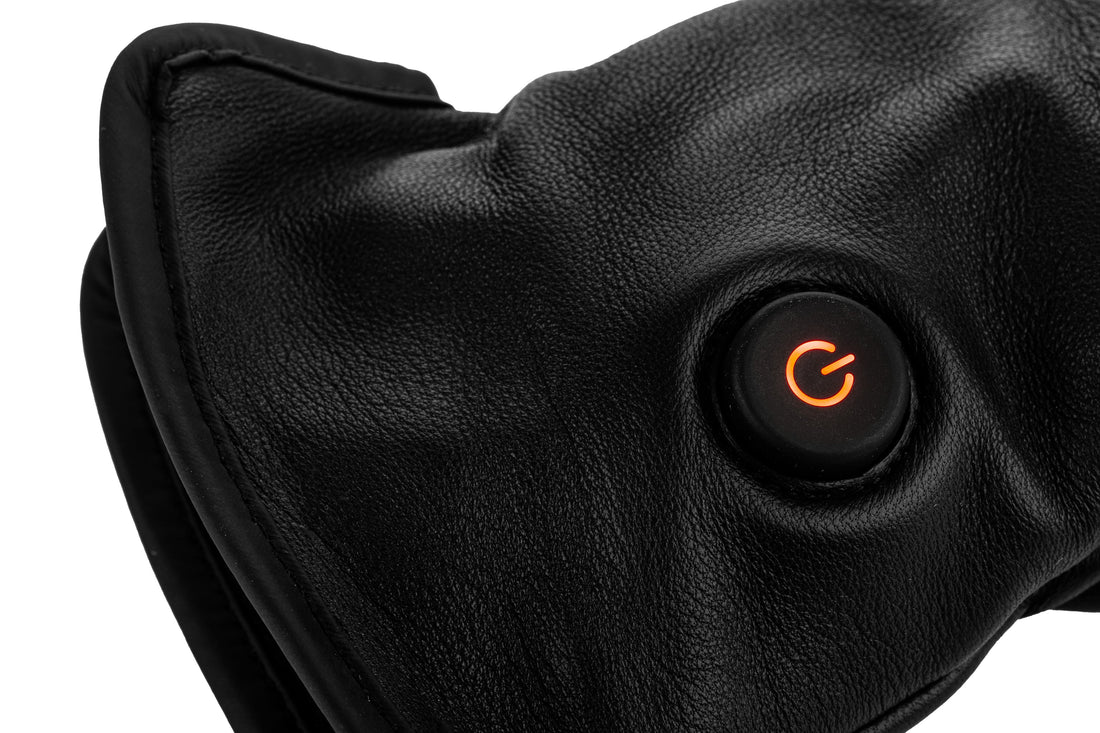 Heated Leather Gloves for Women - USB | Sheepskin
