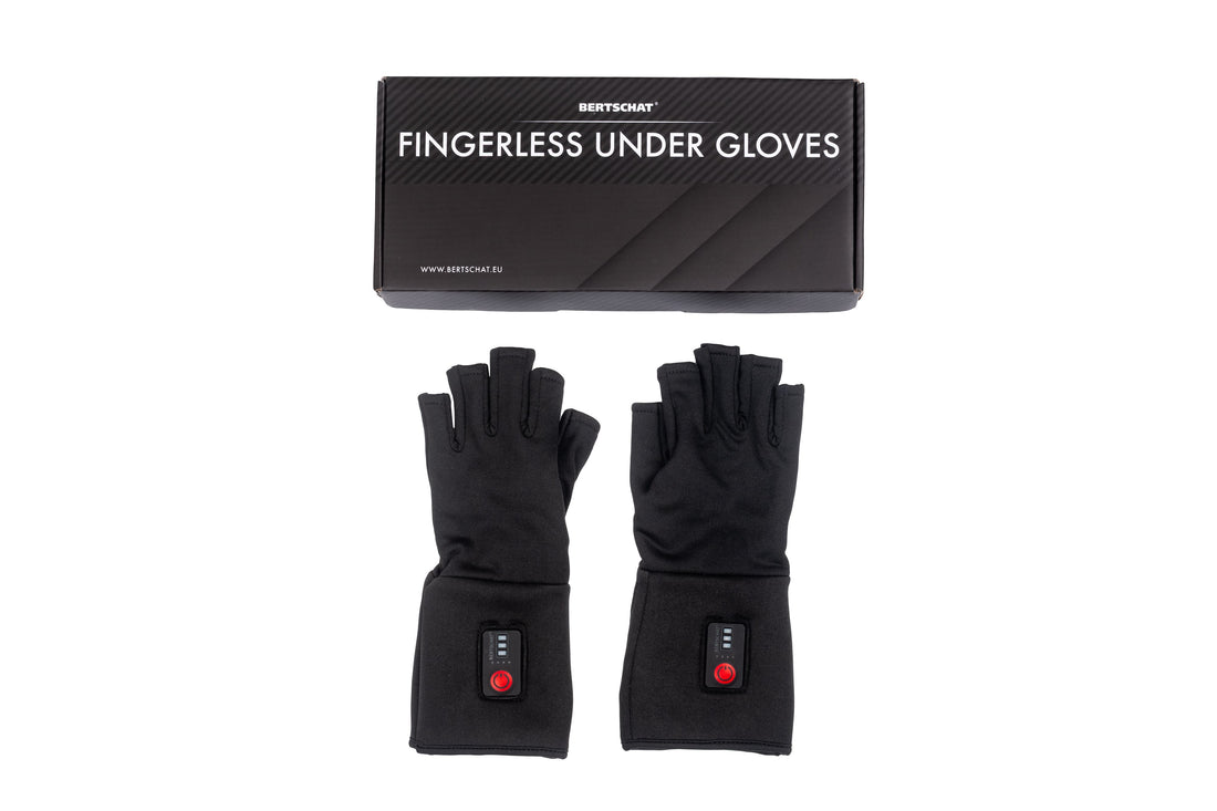 Fingerless Under Gloves - Heated Liner Gloves | Hunting & Sports | USB-C