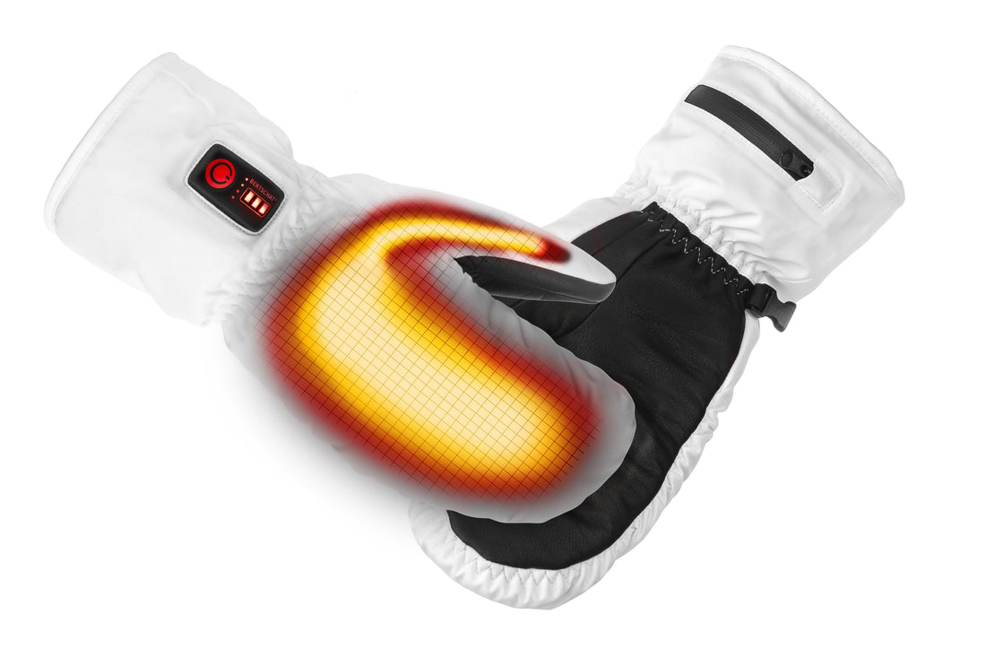 Heated Mittens - Aerowhite | USB