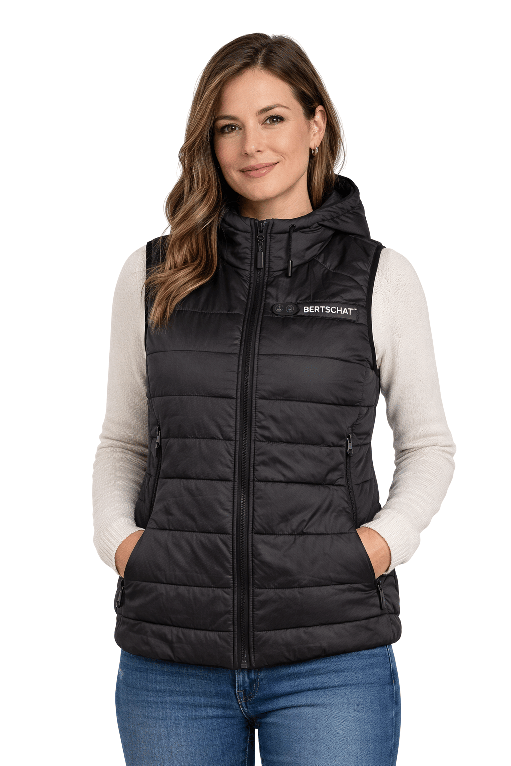 Padded Heated Bodywarmer Women - Dual Heating | USB