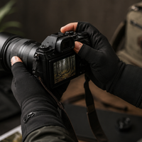 Heated Fingerless Liner Gloves – Dual Heating