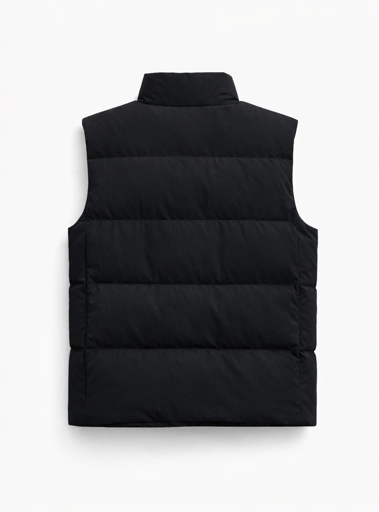 Men's Heated Padded Body Warmer Black – Dual Heating