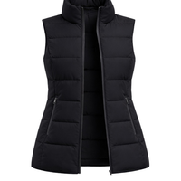Women's Heated Padded Body Warmer Black – Dual Heating