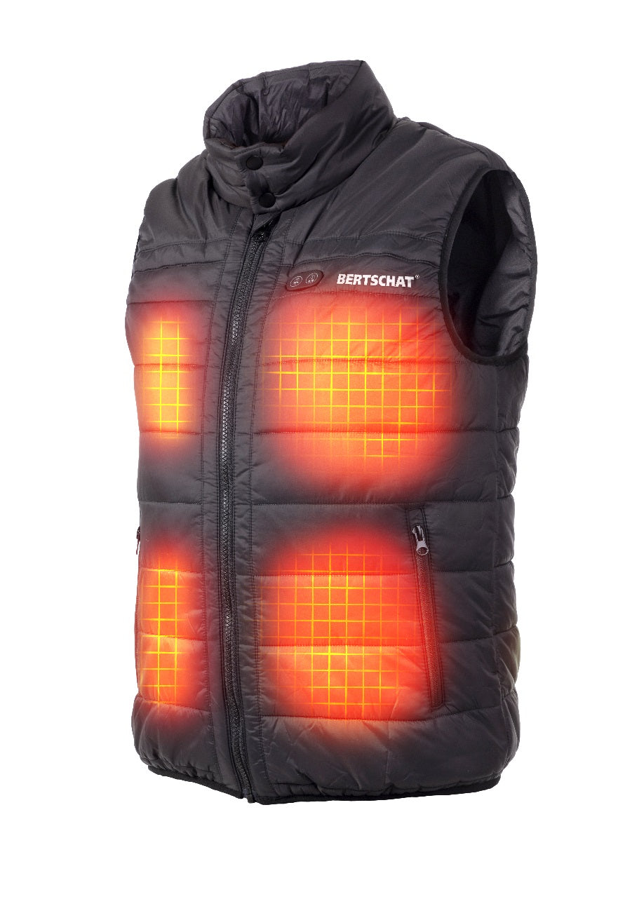 Padded Heated Bodywarmer Men - Dual Heating | USB